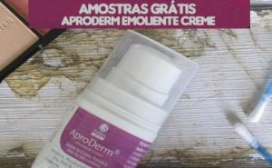 Aproderm emoliente creme amostras gratis