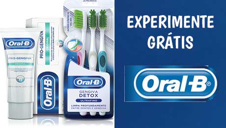 Oral-B amostras grátis