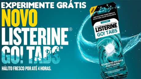 Listerine go tabs gratis