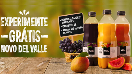 Suco del valle 900ml amostras na net