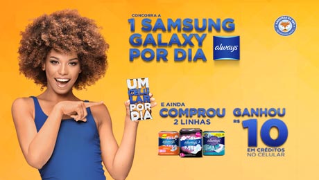 Always absorvente promoção recarga