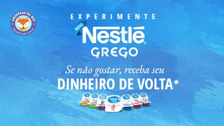 Experimente grátis Nestlé grego
