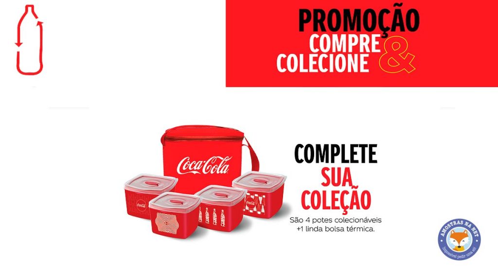 Promoção compre e colecione Coca-Cola