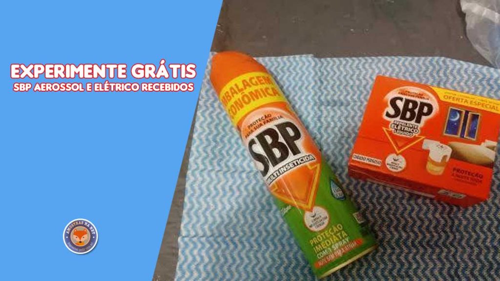 SBP aerossol e elétrico recebidos grátis