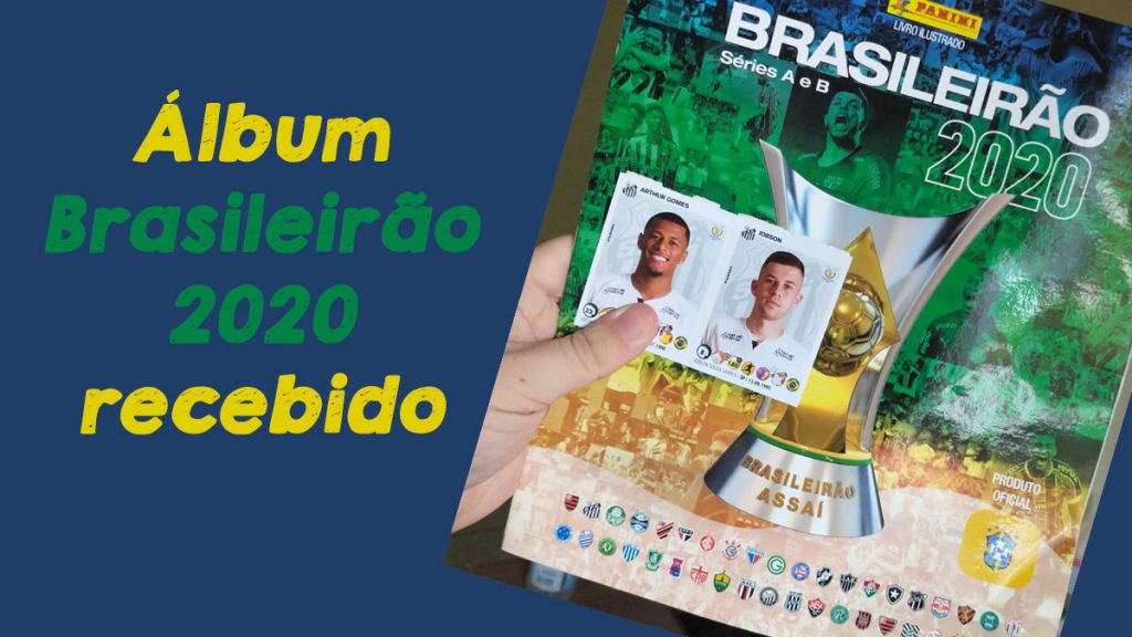 Álbum campeonato brasileiro 2020 recebido