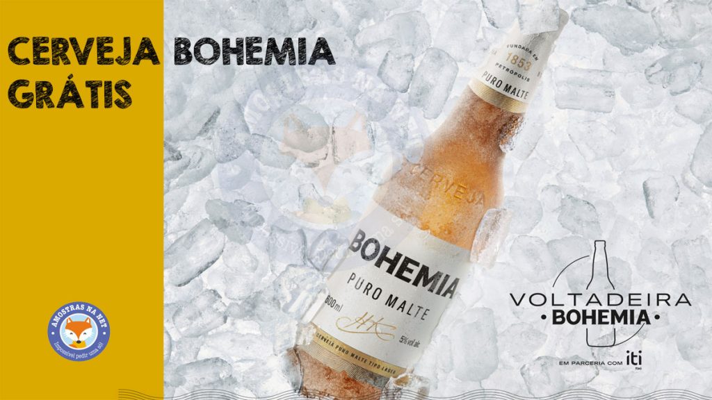 Promoção Bohemia Voltadeira cerveja grátis