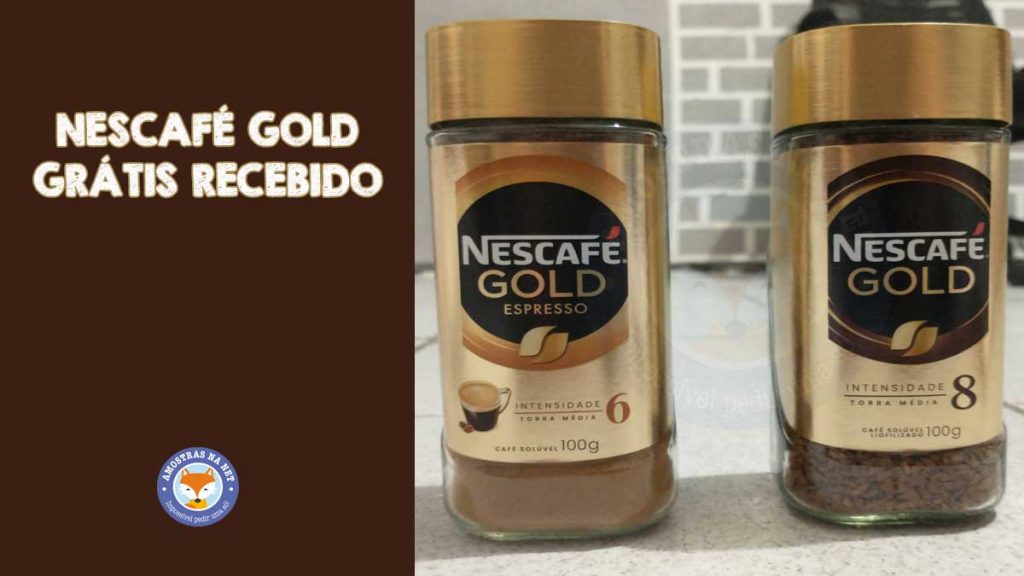 Nescafé Gold grátis através do reembolso
