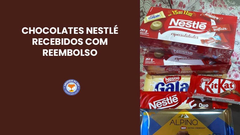Chocolates Nestlé recebidos com reembolso ChocoCash