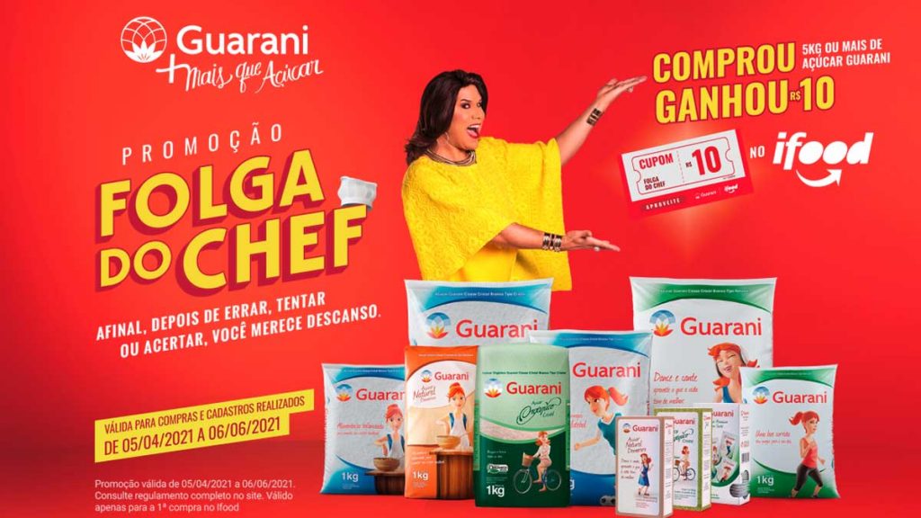 Promoção Folga do Chef Açúcar Guarani