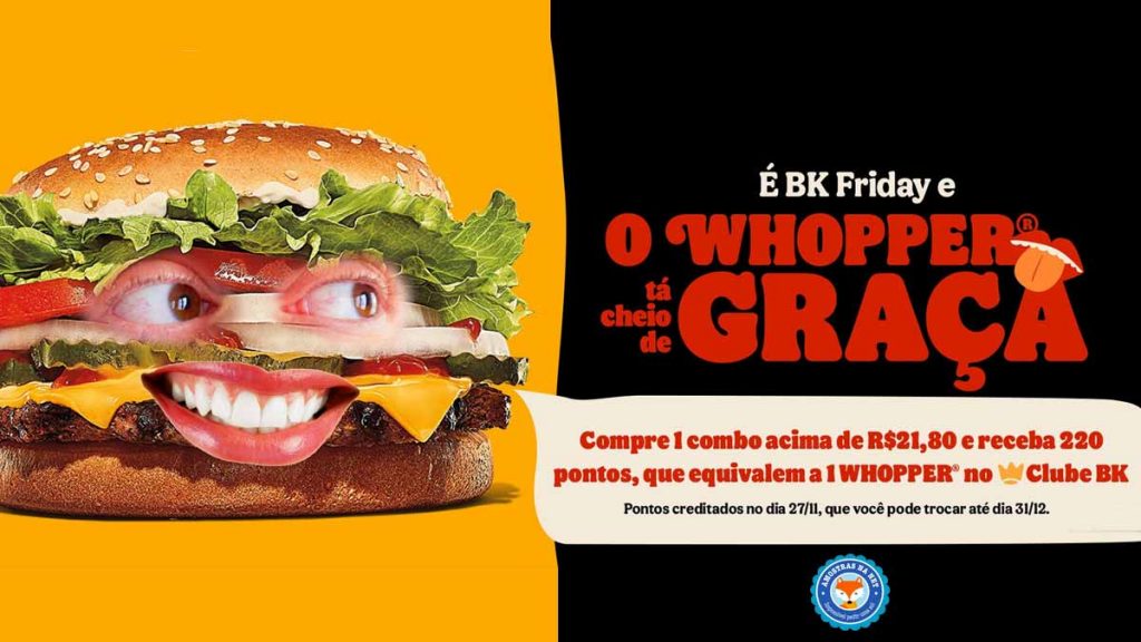 Whopper grátis BK Friday veja como ganhar