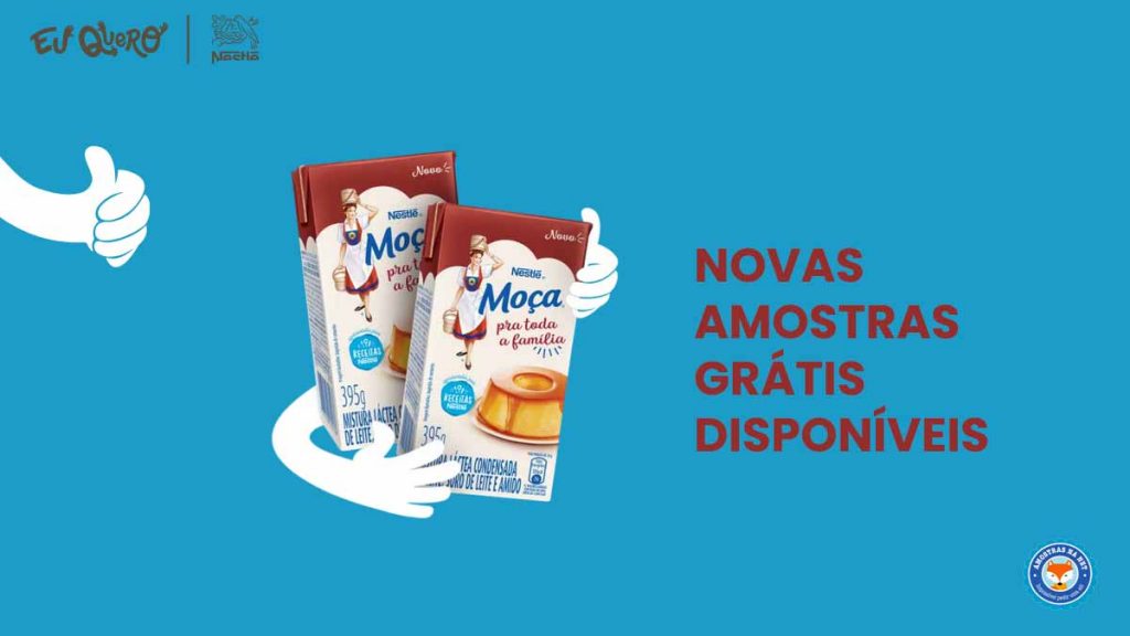 Novas amostras de Nestlé Moça Pra Toda Família disponíveis
