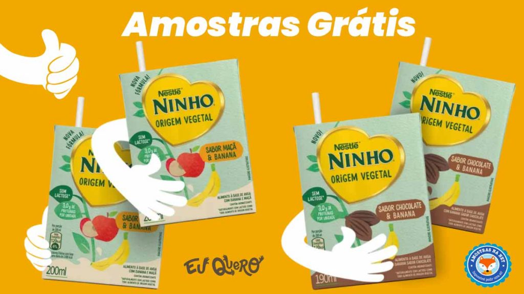 Novas amostras Nestlé Ninho Vegetal