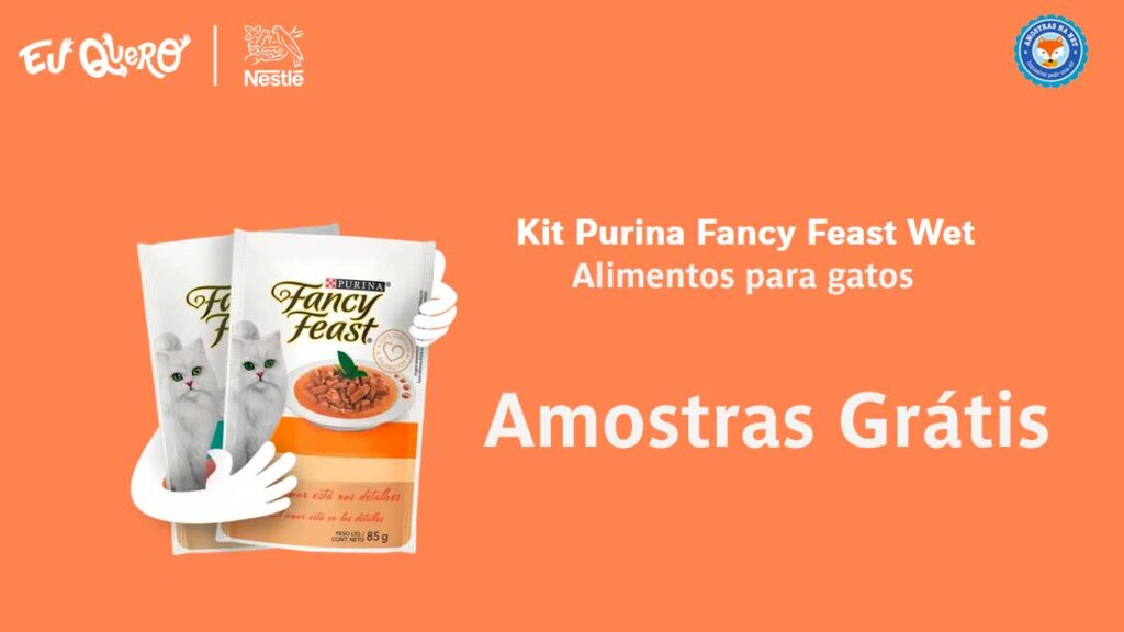 Kit Gratuito Purina Fancy Feast Wet: Conheça a Nova Campanha da Nestlé para Gatos